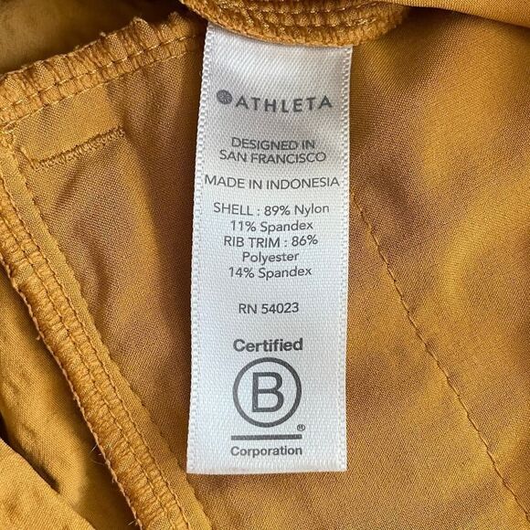 Athleta Textured Brooklyn Jogger Tuscan Gold - Size: 6 - Picture 6 of 7